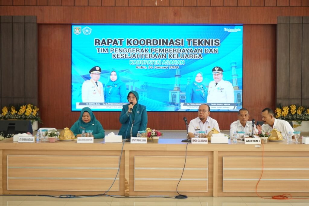 Sekretaris Daerah Buka Rakornis Perdana TP PKK Asahan Di Tahun 2024