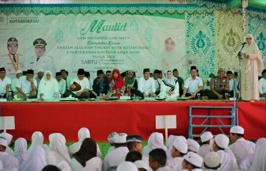 Pemkot Kotamobagu Menggelar Peringatan Maulid Nabi Muhammad SAW 1441 H