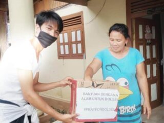Spontanitas, Para Pemuda Desa Ambang Dua Kumpulkan Bantuan Korban Bencana