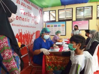 Sebanyak 120 Orang Anak di Kotamobagu Divaksin