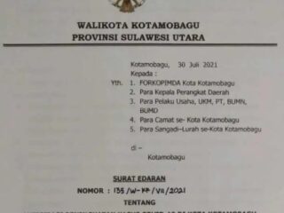 Penerapan PPKM Level 3 di Kotamobagu Diperpanjang