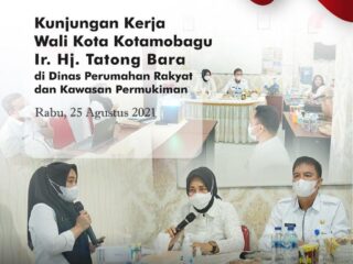 Wali Kota Kotamobagu Minta Dinas PRKP Tingkatkan Kinerja