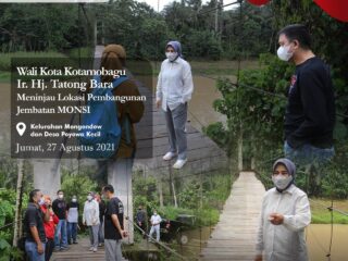 Wali Kota Kotamobagu Tinjau Lokasi Rencana Pembangunan Jembatan Monsi dan TPA