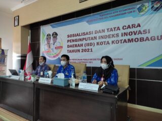 Pemkot Kotamobagu Gelar Sosialisasi dan Tata Cara Penginputan IID Tahun 2021
