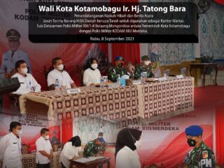 Wali Kota Tandatangani Naskah Hibah dan Berita Acara Serah Terima BMD kepada Polisi Militer