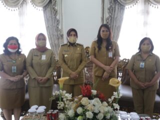 Wali Kota Kotamobagu Terima Kunker Kadis P3A Provinsi Sulut