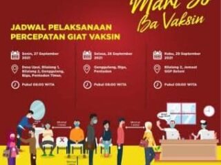 Dinkes Akan Menggelar Vaksinasi Massal di Sejumlah Titik