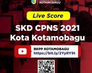 Hindari Kerumunan, Panitia SKD CPNS Kotamobagu Sediakan Live Score di Youtube Channel