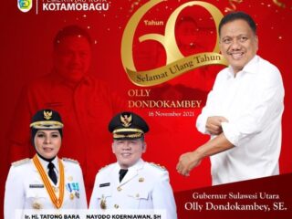 Wali Kota Tatong Bara Ucapkan Selamat Ulang Tahun Kepada Gubernur Sulut