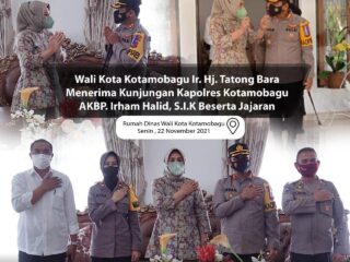 Wali Kota Tatong Bara Terima Kunjungan dari Kapolres Kotamobagu
