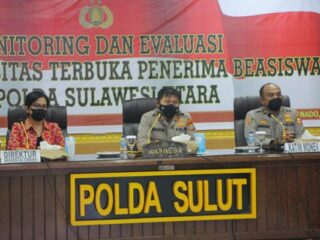 Lemdiklat Lakukan Monev Mahasiswa UT Penerima Beasiswa Polri