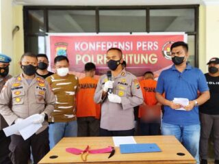Tim Polres Bitung dan Polsek Maesa Bekuk 4 Pelaku Pembunuhan