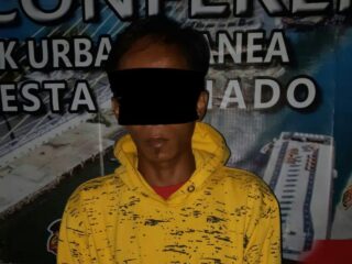 Pelaku Pembunuhan Warga Teling Atas Dibekuk Polisi