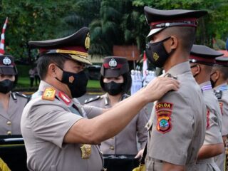 Kapolda Sulut Lantik 300 Siswa Bintara