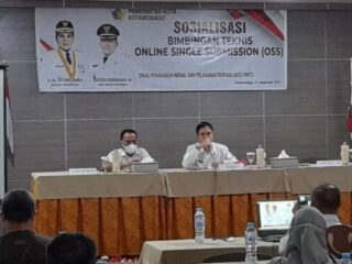 DPMPTSP Kotamobagu Menggelar Bimtek OSS-RBA