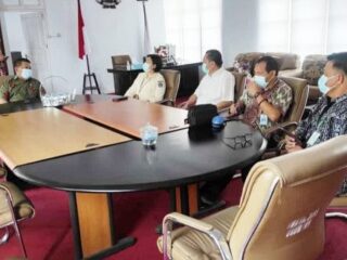 Wawali Nayodo Terima Kunker Kepala Bapenda Provinsi Sulut