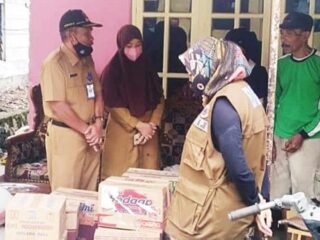 BPBD Kotamobagu Berikan Bantuan Korban Kebakaran Rumah di Mongondow