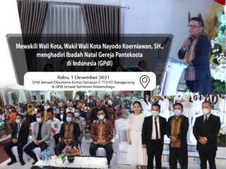 Wawali Nayodo Hadiri Ibadah Natal Jemaat GPdI