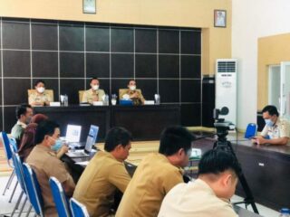 Bappelitbangda Kotamobagu Gelar Rapat Evaluasi Penyusunan Laporan TPB SDGs