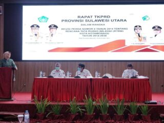Wali Kota Hadiri Rapat TKPRD Sulut Tentang Revisi RTRW Kotamobagu