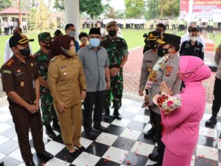 Wali Kota dan Kapolres Kotamobagu Sambut Kunjungan Kapolda Sulut