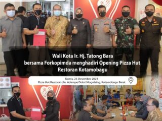 Wali Kota Tatong Bara Hadiri Peresmian Pizza Hut
