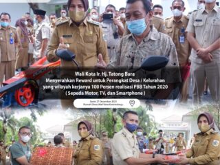 Capai Target PBB-P2, Ketua RT ini Dapat Hadiah Satu Unit Kendaraan Roda Dua