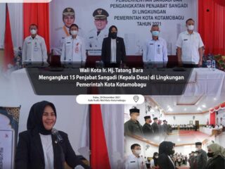 Wali Kota Tatong Bara Lantik 15 Penjabat Sangadi