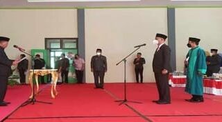Sekretaris Daerah Kabupaten Bolmut Dilantik