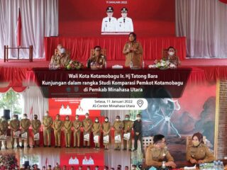 Pemkot Kotamobagu Study Komparasi ke Pemkab Minut