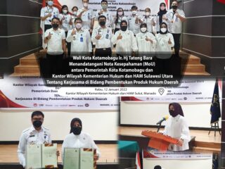 Wali Kota Tanda Tangan MoU Pembentukan Produk Hukum Daerah