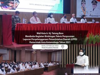 Wali Kota Tatong Bara Buka Bimtek Penyusunan LPPD Pemerintah Kota Kotamobagu