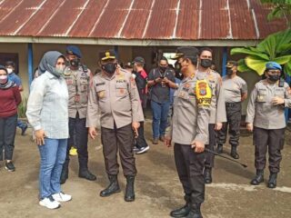 Kapolda Sulut, Wali Kota dan Forkopimda Benahi Gedung Sementara Mapolres Kotamobagu
