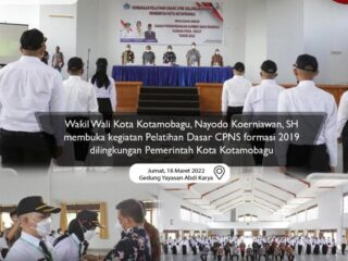 Wawali Buka Latsar CPNS Kotamobagu