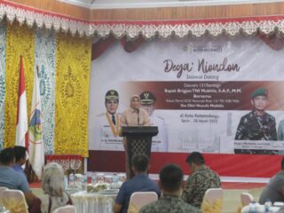 Wali Kota Kotamobagu Terima Kunjungan Danrem 131/Santiago