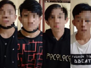 4 Pemuda Pelaku Penganiyaan Menggunakan Sajam Diringkus Polisi