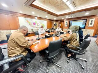Bahas Pengembangan Wisata, Bupati Boltim Sam Sachrul Audiens dengan Deputi Bidang DIEK RI