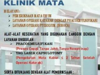 Klinik Mata di RSUD Kotamobagu Melayani Pasien Umum dan BPJS