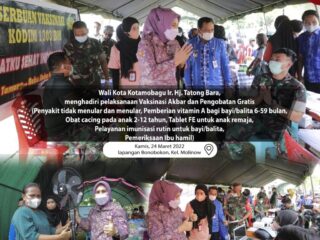 Wali Kota Tatong Bara Tinjau Pelaksanaan Vaksinasi Covid-19
