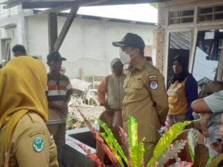 Bupati Boltim Tinjau Lokasi Bencana Banjir di Motongkad Utara