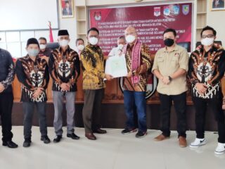 Pemkab Boltim Hibahkan Tanah untuk Pembangunan Kantor KPU