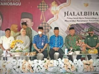 Wali Kota Halal Bihalal Bersama Masyarakat Kecamatan Kotamobagu Utara