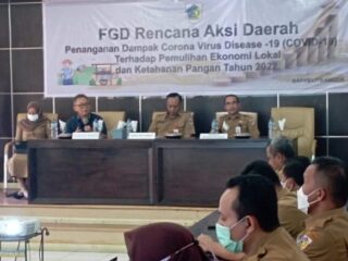Pemkot Kotamobagu Menggelar FGD Evaluasi Penanganan Covid-19