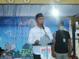 Bupati Sachrul Hadiri Pentutupan MTQ ke-7 Kabupaten Boltim