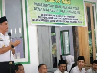 Bupati SSM Hadiri Halal Bihalal di Desa Matabulu