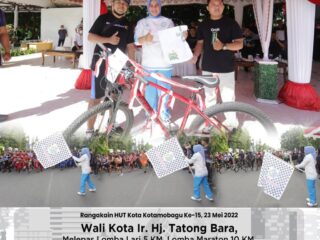 Wali Kota Tatong Bara Canangkan Car Free Day serta Lepas Lomba Lari 5 KM dan 10 KM