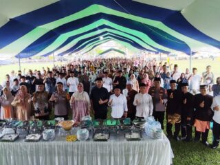 Wali Kota Tatong Bara Hadiri Halal Bihalal di Kecamatan Kotamobagu Timur dan Kotamobagu Selatan