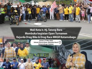 Wali Kota Tatong Bara Buka Drag Bike dan Drag Race MKGR