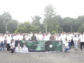 Hari Lingkungan Hidup Sedunia, Pemkot Kotamobagu, Unsur TNI, dan Polri Tanam Pohon dan Bersih-Bersih