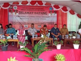 Kadis PMD Boltim Dampingi Tim Penilai Lomba Desa Tingkat Provinsi